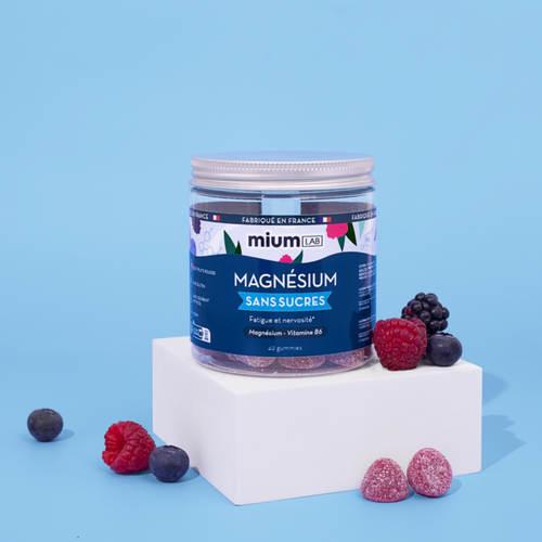 Gummies Magnésium Sans Sucres - Fruits Rouges