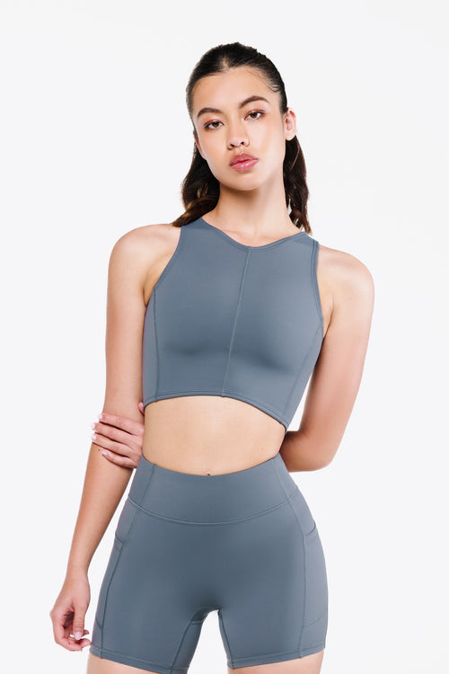 Débardeur Power - Blue Fog