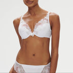 Soutien-Gorge Push-Up Triangle Wish - Blanc Cristal