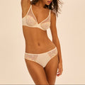 Delice Underwired Plunge Bra - Pampa