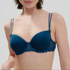 Delice 3D Spacer Moulded Padded Bra - Prestige Blue