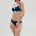 Delice 3D Spacer Moulded Padded Bra - Prestige Blue