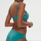 Reggiseno Imbottito Modellato Spacer 3D Delice - Blu Atollo