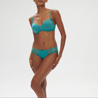 Reggiseno Imbottito Modellato Spacer 3D Delice - Blu Atollo