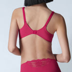 Sujetador con Aros 3/4 Reve - Cranberry