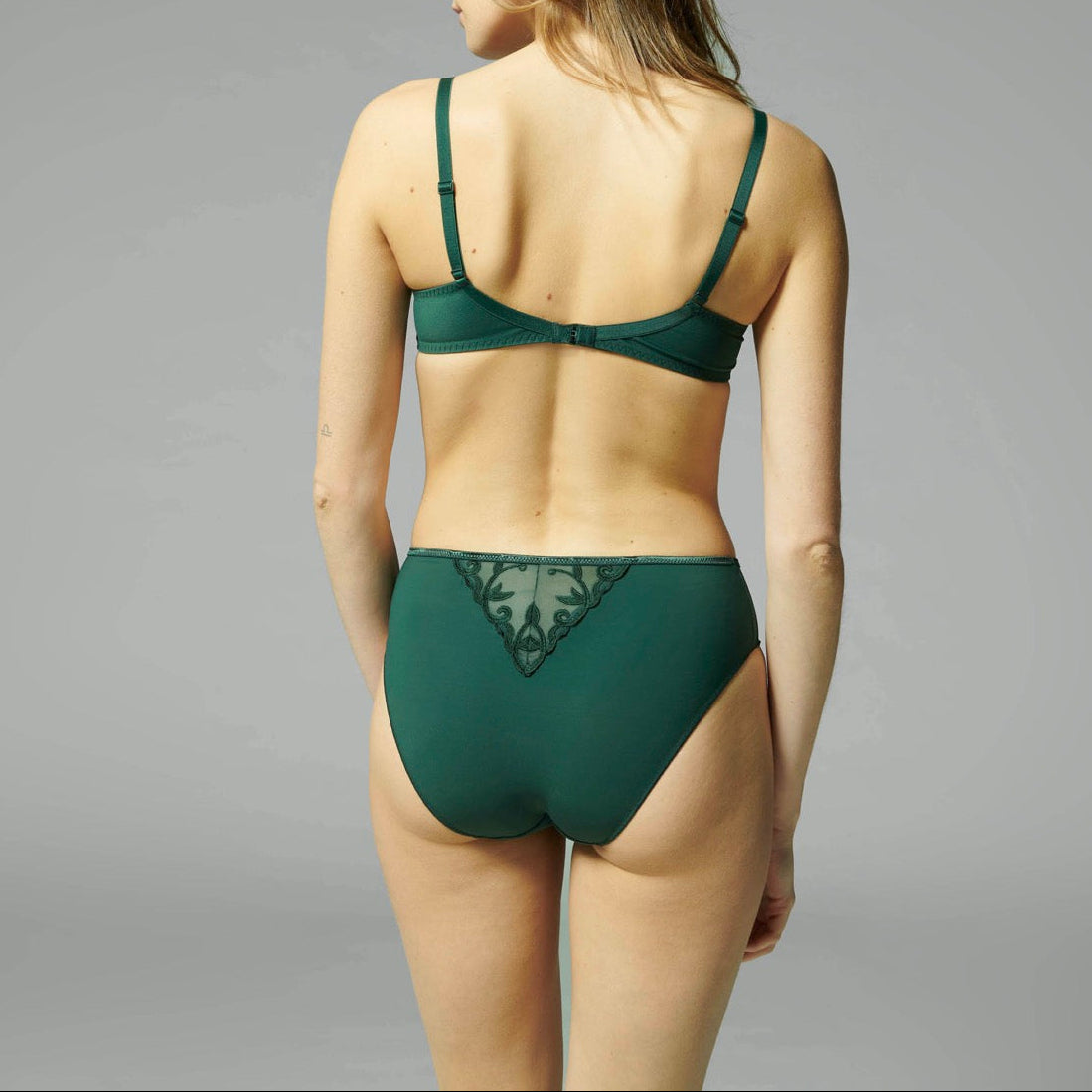 Andora 3D Spacer Moulded Padded Bra - Agate Green