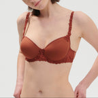 Andora 3D Spacer Moulded Padded Bra - Canyon Brown