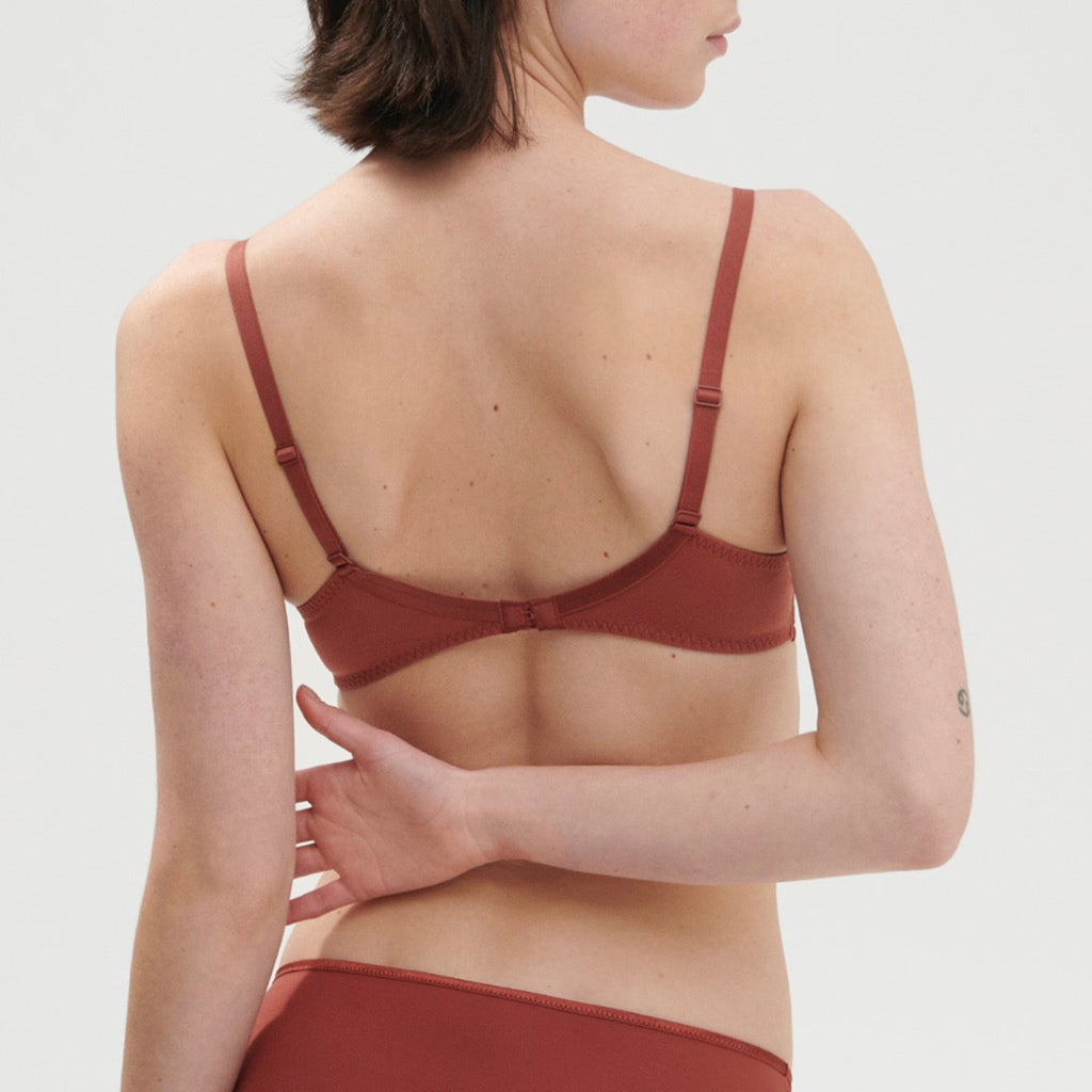 Andora 3D Spacer Moulded Padded Bra - Canyon Brown