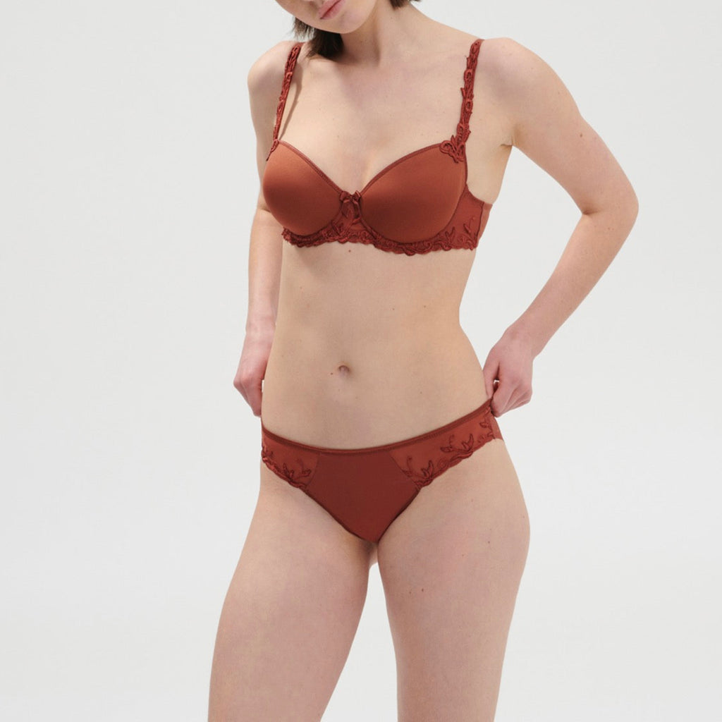 Andora 3D Spacer Moulded Padded Bra - Canyon Brown