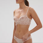 Marthe Half-Cup Bra - Poudre Pétale