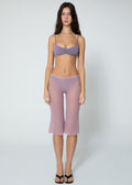 Capri Pantalon Résille - Violet