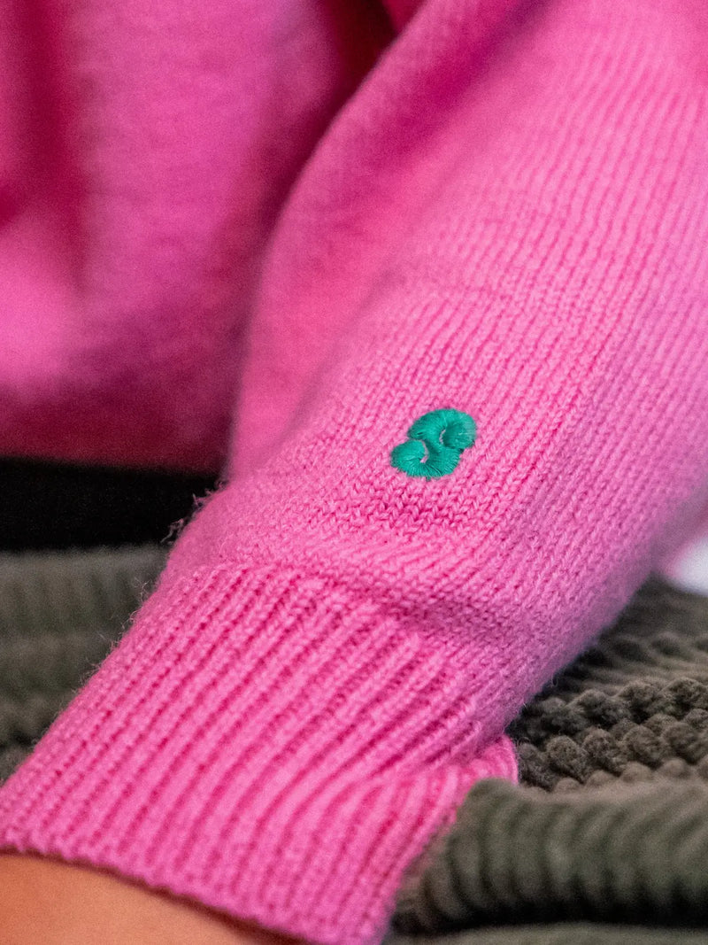 Candy Pink 100% Wool Sweater