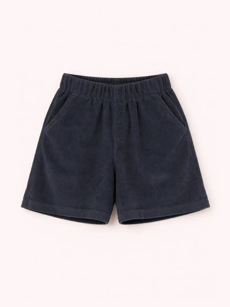 Le Bermuda Velours Ardoise