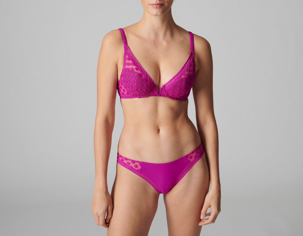 Hortense Push-Up Bra - Purple