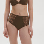 Amazone High-Waisted Briefs - Green