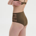 Amazone High-Waisted Briefs - Green