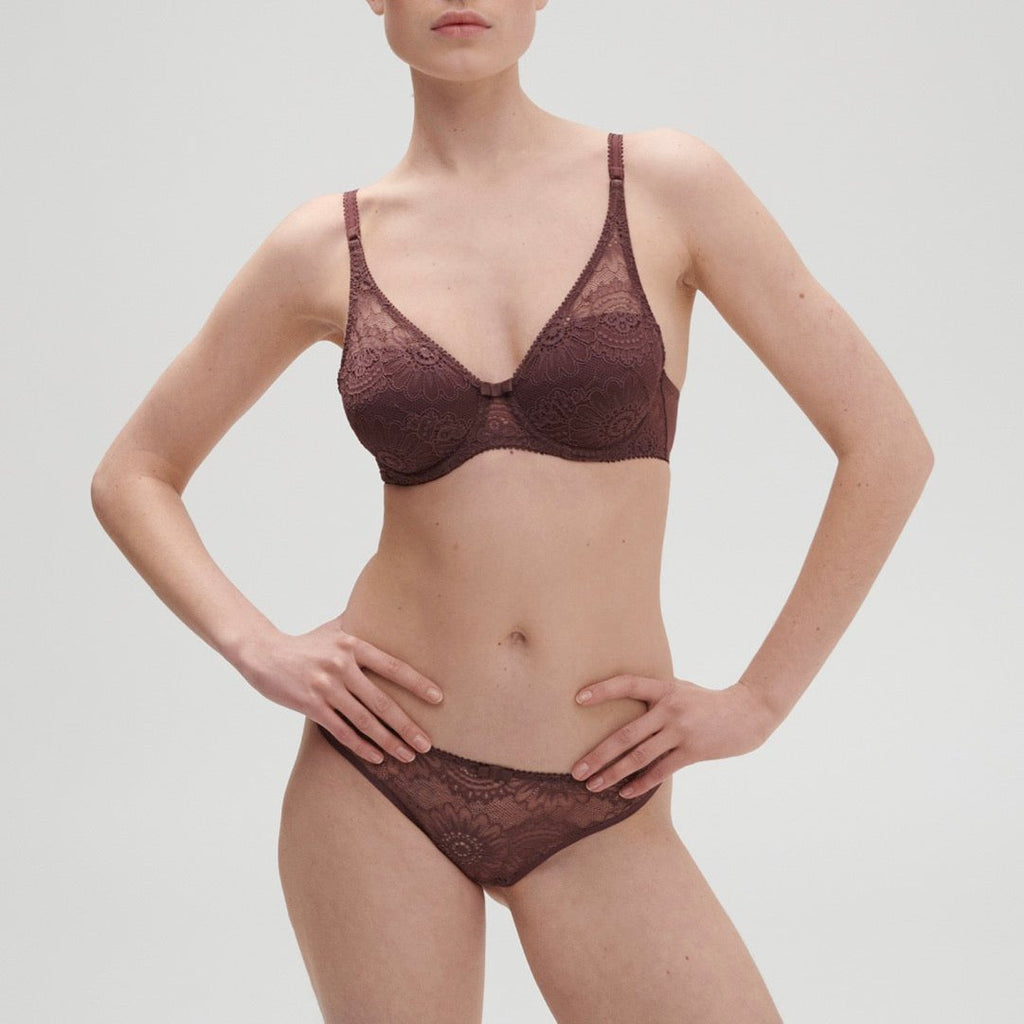 Soutien-Gorge Ampliforme Embleme - Marron