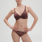 Soutien-Gorge Ampliforme Embleme - Marron
