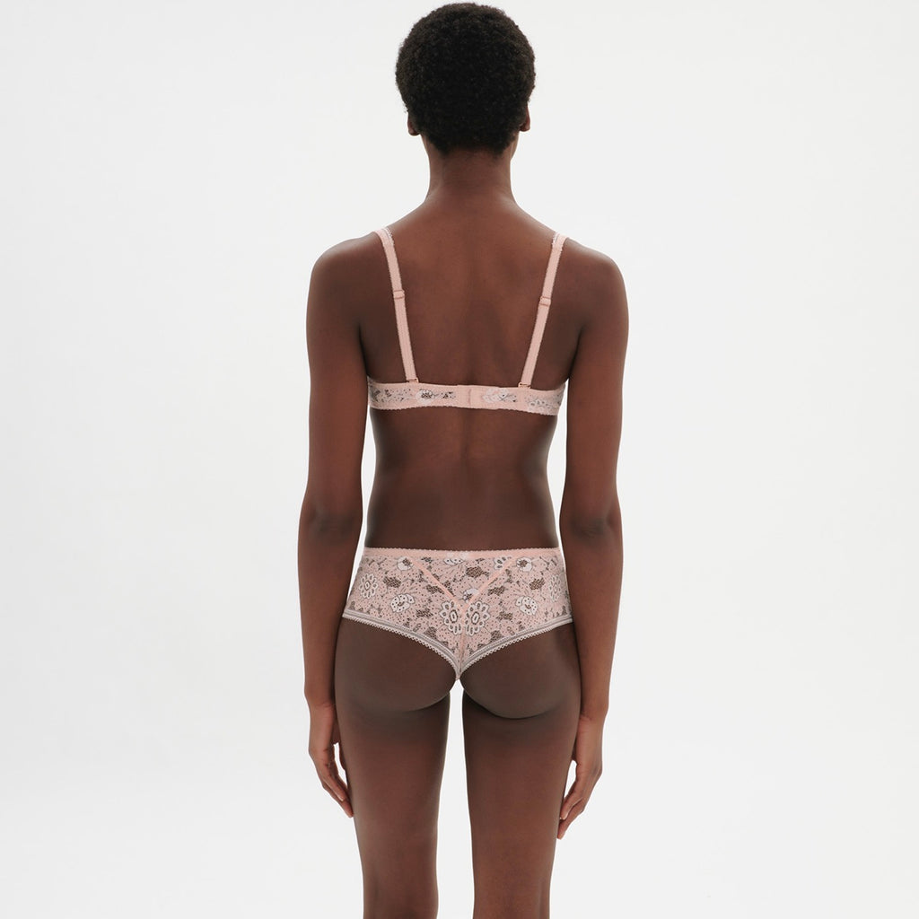 Shorty de Encaje Festive - Rosa