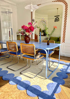 Claude - Tapis - Laine - Bleu