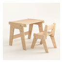 Duo Table & Chaise Évolutives – Nature