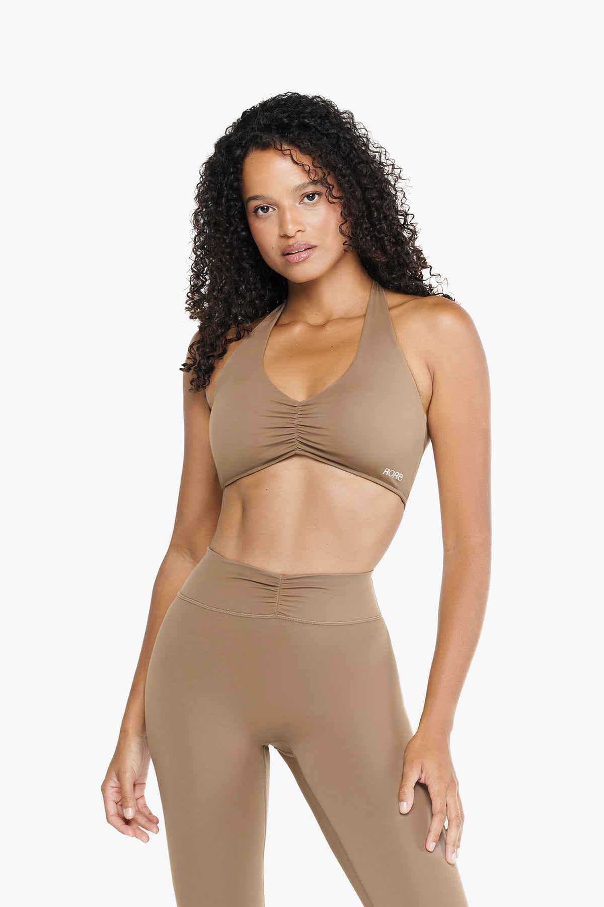 Sujetador deportivo Aura Lace - Café Latte