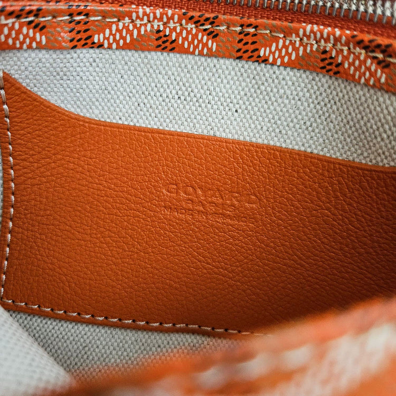Goyard Plumet Pocket Wallet Goyardine Orange