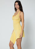 Robe Résille Asymétrique - Beurre