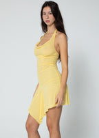 Robe Résille Asymétrique - Beurre