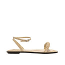 Rovena nude flat removable ankle sandal with stylish design and comfortable fit, perfect for summer outings.