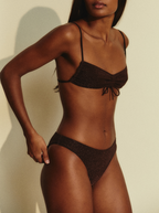 Culotte 90'S Shiny Brown marron