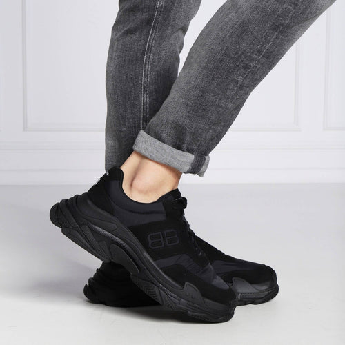 Triple S - Balenciaga - Black Nylon