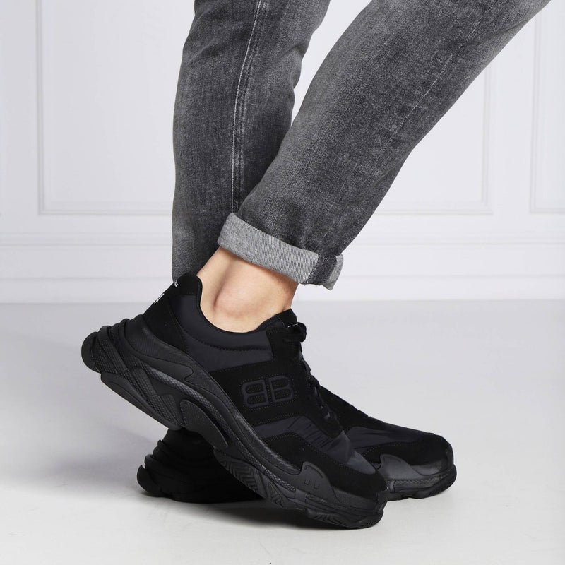 Triple S - Balenciaga - Black Nylon