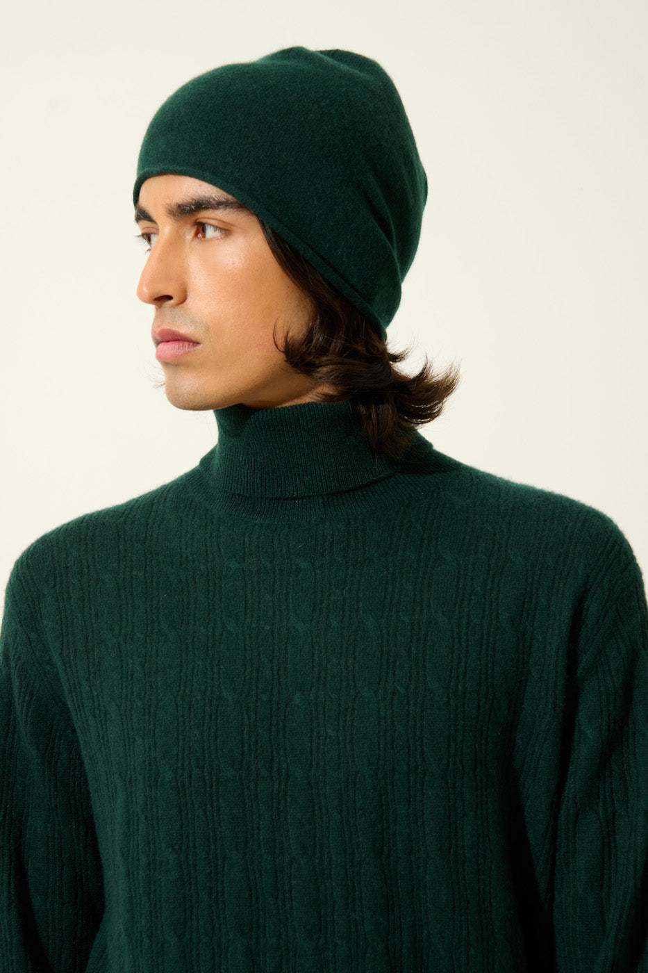 Roll-Neck Jumper - Kona - Cypress