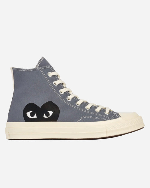 Comme Des Garçon Play - Cdg Play X Converse Chuck 70 High Steel Gray