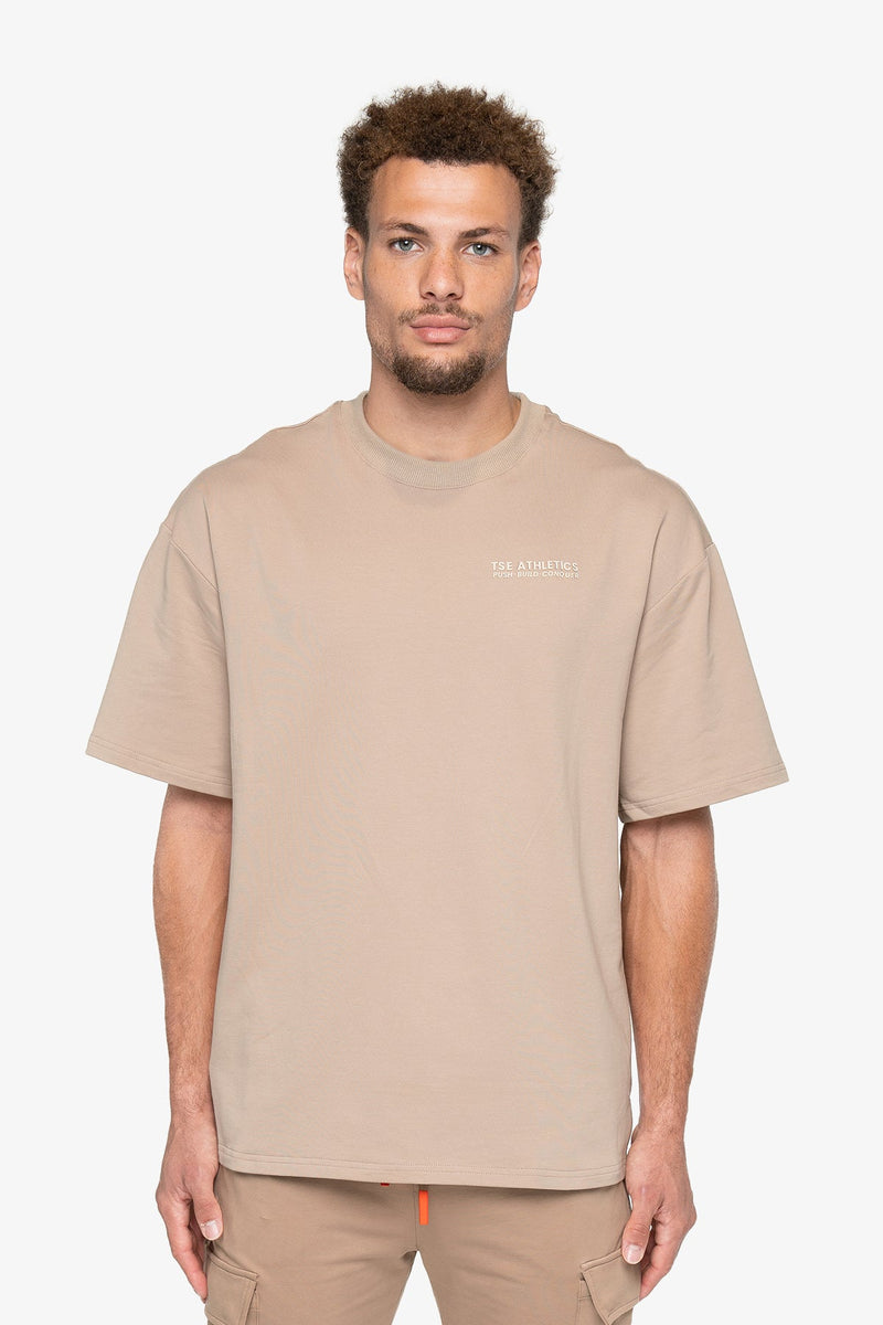 T-Shirt Oversize Active Terry - Sandstone