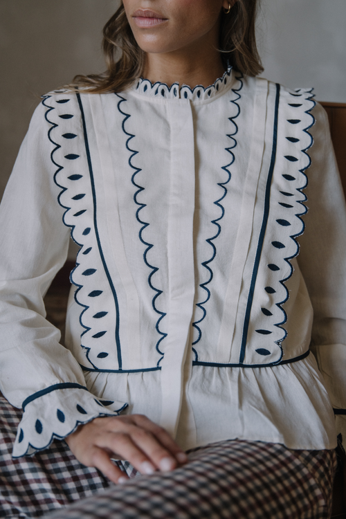 Blouse Amande - Blanc