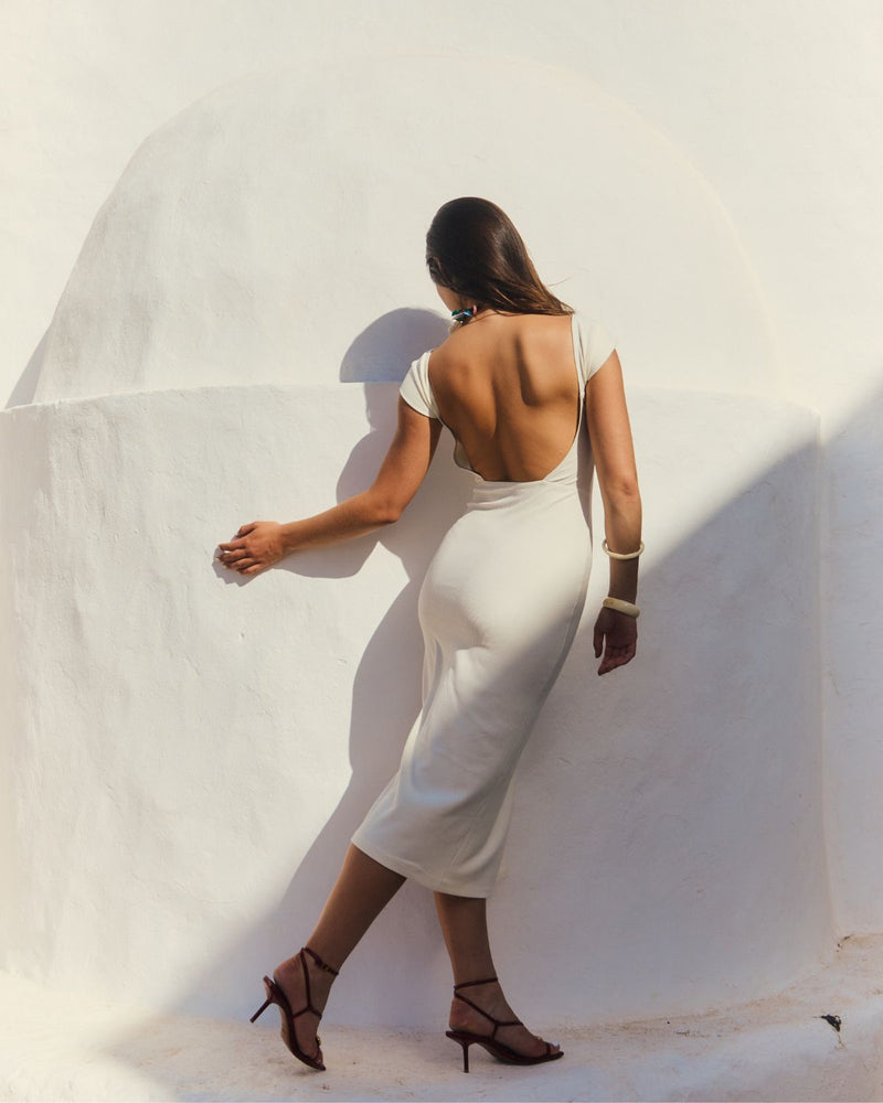 Robe Aliénor Écrue