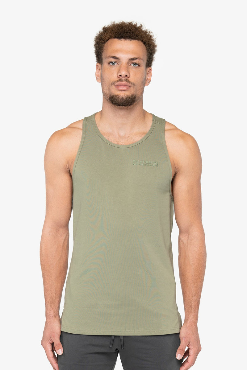 Tank Active Terry - Frosty Green