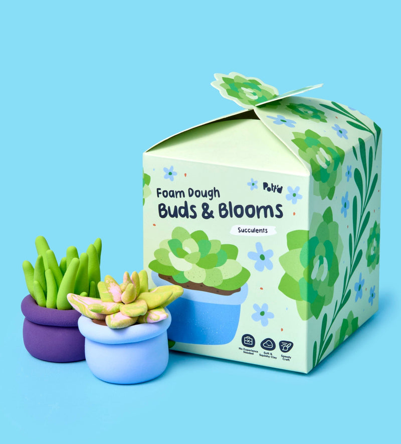 Foam Dough Collectibles: Buds & Blooms - Succulent