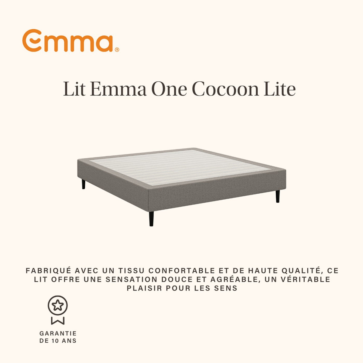 Ebbcc - Bundle - Original Mattress + Cocoon Lite Bed - White