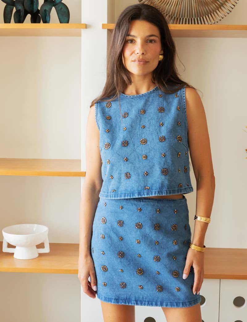 Blå Kjol Nista