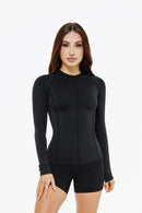 Top Power Manches Longues - Black