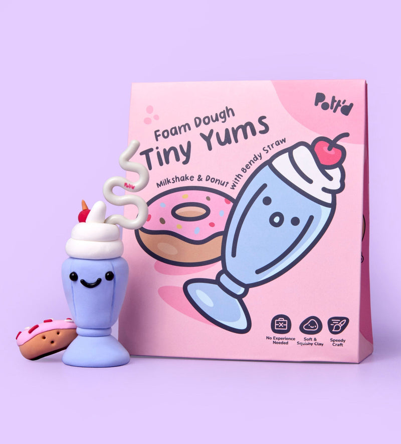 Foam Dough Collectibles: Tiny Yums - Milkshake & Donut