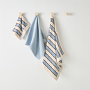 Serviette De Bain - Rayures Bleues