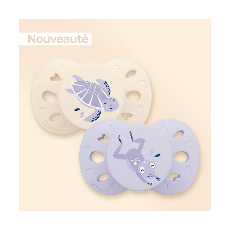 Set of 2 Anatomical Animal Pacifiers