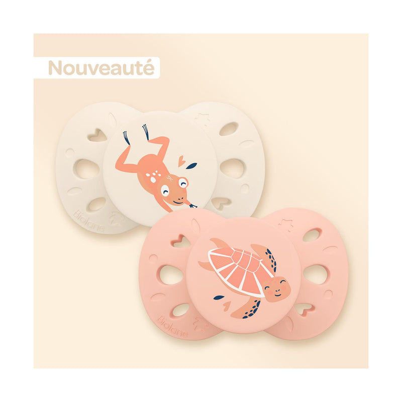 Set of 2 Anatomical Animal Pacifiers