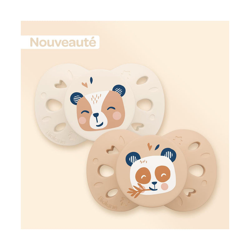 Set of 2 Anatomical Animal Pacifiers