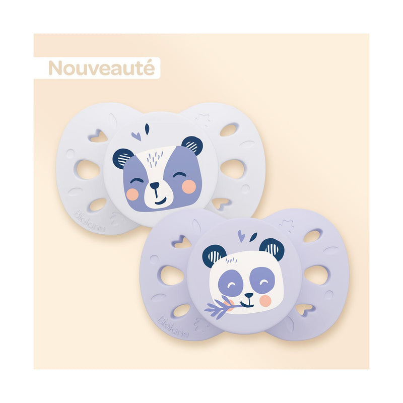 Set of 2 Anatomical Animal Pacifiers