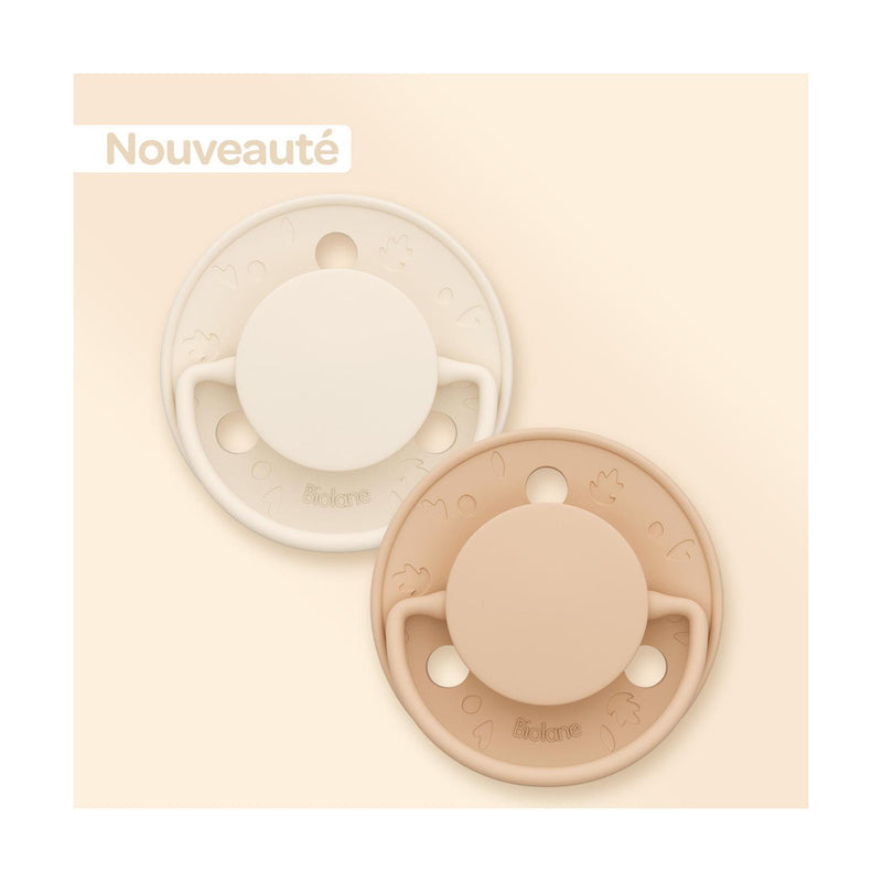 Lot De 2 Sucettes Rondes +6 Mois